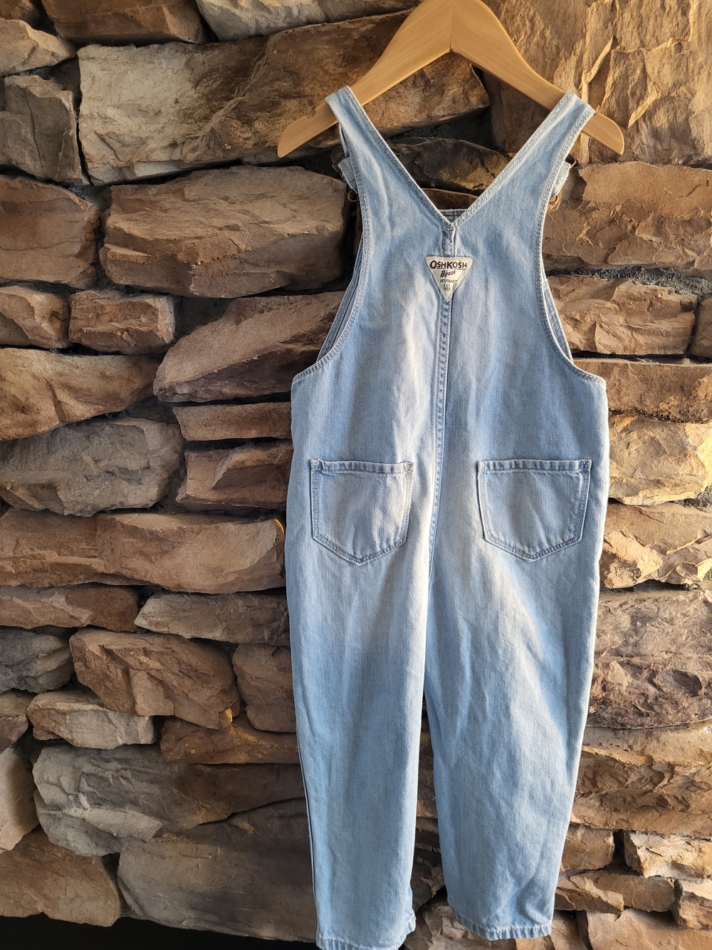 OshKosh B'gosh Light Blue Denim Overalls for Kids - Picture 7 of 9